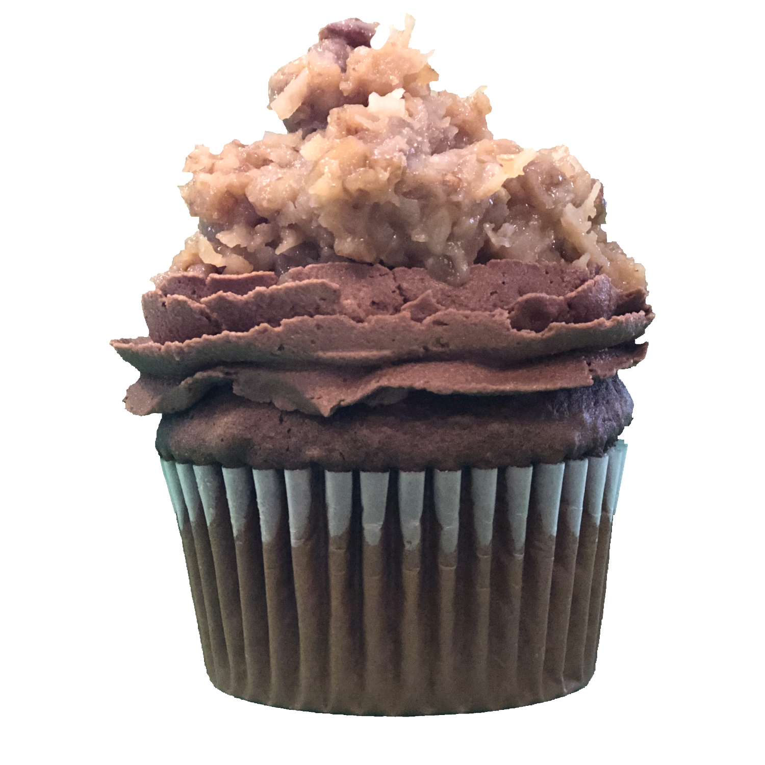 German Chocolate Cupcakes