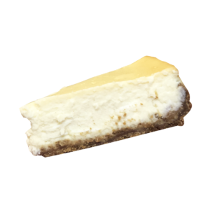 Eggnog Cheesecake Slice