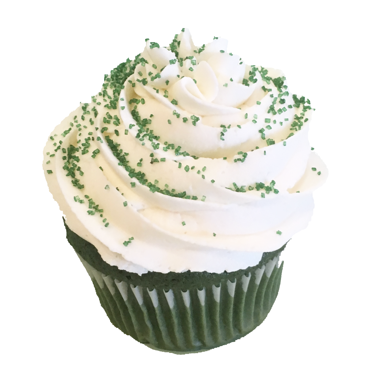 Green Velvet Cupcake