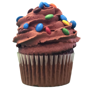 M&M's Surprise Cupcake